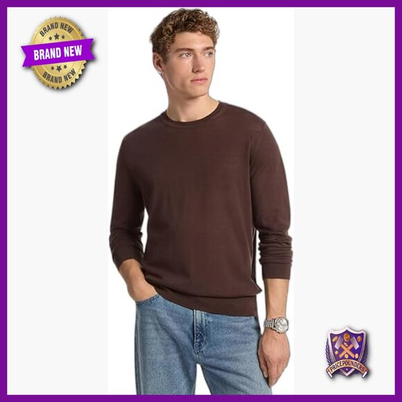 Men's Short Sleeve Merino Wool Crewneck T-Shirt Straight Fit